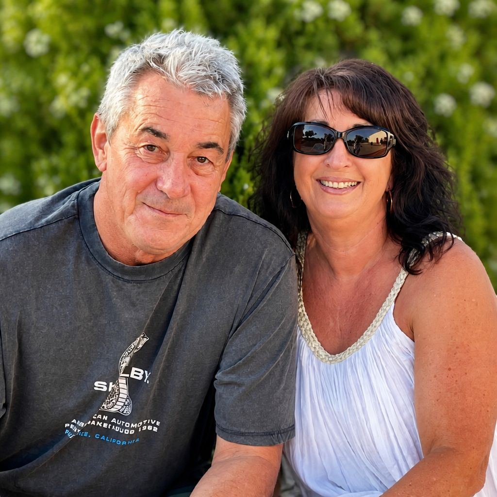 Adele und Wayne, die Macher, in der andalusischen Sonne
