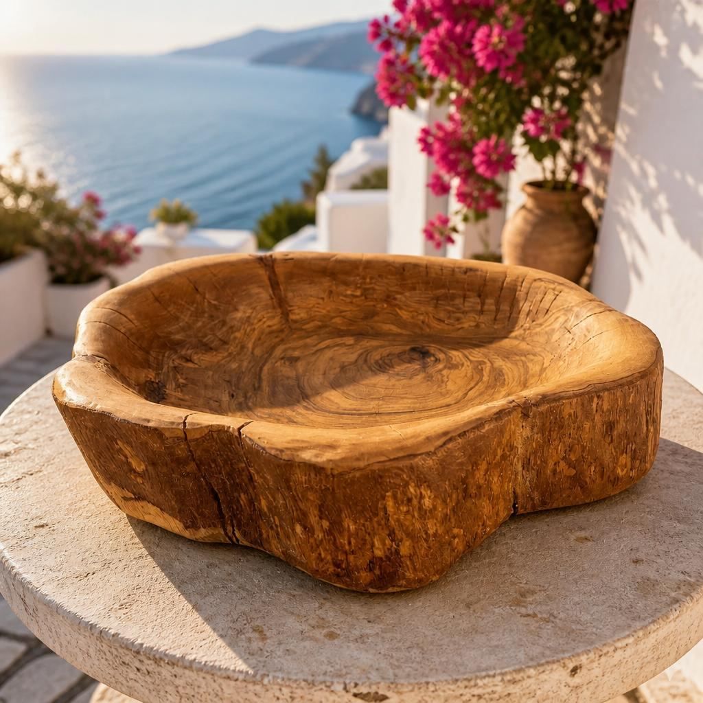 The Andalucian Collection – Olive Wood Centrepiece